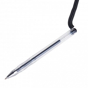 Ручка гелевая на подставке на липуч Deli д шар 0,5 мм,резин манж,...