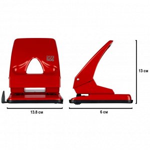 Дырокол SAX 506 до 40л., металл, с лин., красный, Австрия-Венгрия...