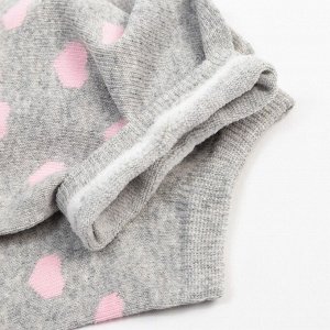 Набор носков женских (3 пары) MINAKU цвет серый/белый/розовый, (23 см)