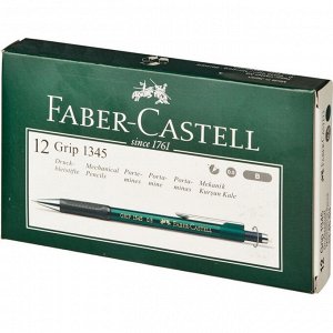 Карандаш механический Faber-Castell GRIP1345,0,5мм,зел.металл...