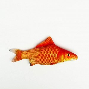Игрушка "Рыба моей мечты!" с кошачьей мятой, красный карп, 20 см