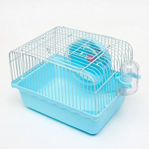 Клетка для грызунов 23 х 17 х 17 см, голубая