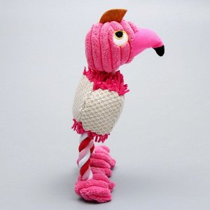 Пижон Игрушка текстильная &quot;Веселый фламинго&quot;, 28 х 6 см