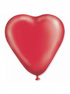 5"сердце кристалл Красное - шар воздушный