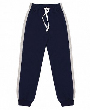 Спортивные брюки для мальчика синего цвета 83974-МОС21