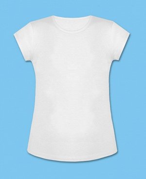 Спортивный комплект для девочки с белой футболкой и черными леггинсами