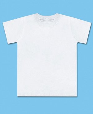 Белая спортивная футболка для мальчика 7568-МС21