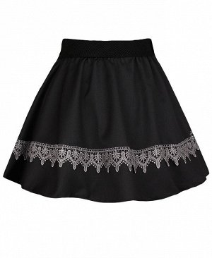 Серая школьная юбка для девочки 82393-ДШ21