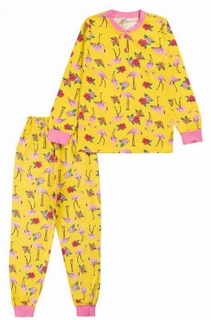 Пижама для девочки лимонный