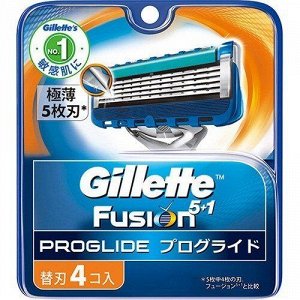 Gillette сменные кассеты Fusion ProGlide, 4шт