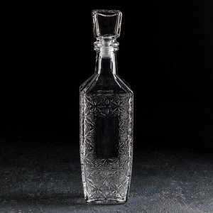 Графин - штоф, 0,5 л, с пробкой, стекло, БАРСКИЙ