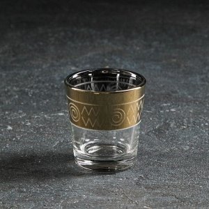 Набор питьевой «Египет», 7 предметов: графин-штоф 500 мл, стопка 50 мл, 6 шт, цвет золотой