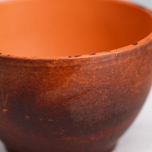 Солонка-соусник "Малышка", красная глина, 100 мл
