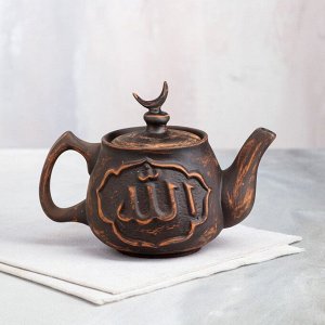 Чайник для заварки "Арабский", гончарный, красная глина, 0.8 л