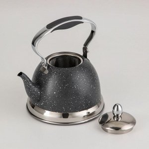 Чайник заварочный «Звёздное небо», 1,2 л, с ситом, индукция, цвет серый