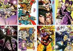 Набор постеров &quot;JoJo&#039;s Bizarre Adventure/Невероятные приключения ДжоДжо&quot;, 8 шт