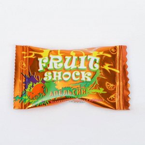 Жевательная резинка Fruit shock с начинкой апельсин, 4 г