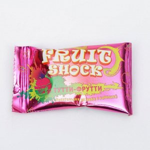 Жевательная резинка Fruit shock с начинкой тутти-фрутти, 4 г