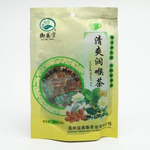 Релаксирующий травяной чай: хризантема и лилия, 10 пакетов по 10.5 г (+ - 5 г)