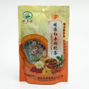 Релаксирующий травяной чай: глаз дракона, китайский финик, 10 пакетов по 10.5 г (+ - 5 г)