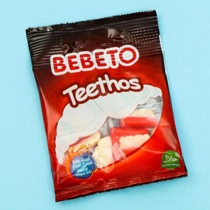 Жевательный мармелад BEBETO Микс, 6 вкусов ассорти, 18 г