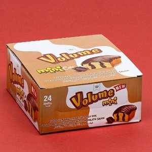 Кекс Volume с шоколадной глазурью и шоколадным кремом 25г
