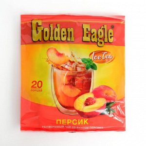 СИМА-ЛЕНД Растворимый чай со вкусом персика «Golden Eagle», 20г х 20саше