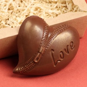 Шоколадная фигурка «Сердце с молнией», 80 г