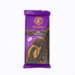 Шоколад тёмный пористый Crafers Air Dark chocolate флоупак шоубокс, 90г