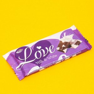 Молочный шоколад Love с кремом и со вкусом фундука 80 г