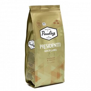 Кофе зерновой Paulig Presidentti Gold Label,250г