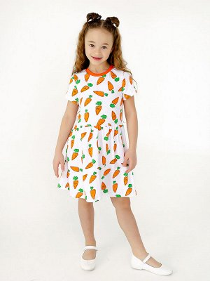 Платье Лето морковки