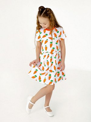Платье Лето морковки