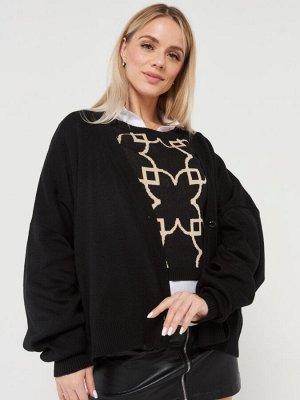 Кардиган женский 7222-14074   1540 чёрный