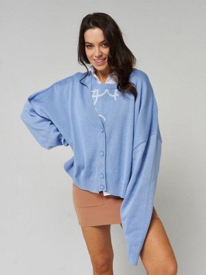 Кардиган женский 7222-14074   392665 королевский голубой