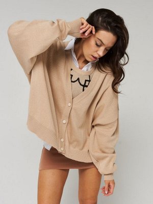 Кардиган женский 7222-14074   2071 капучино