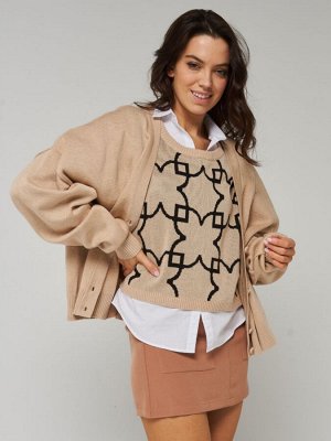 Кардиган женский 7222-14074   2071 капучино
