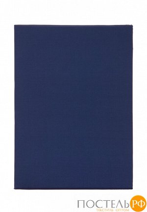 Простыня прямая (PA), 'GOOD EVENING', перкаль, р-р: 240 x 280см, цвет: синий