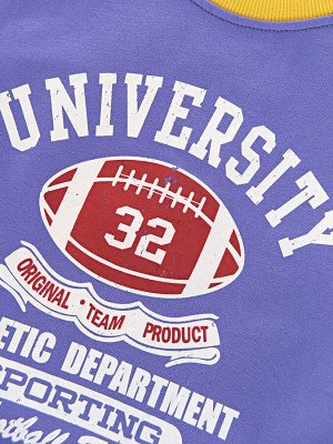 Свитшот "University 32" (122-146см) UD 0225-1(3) синий