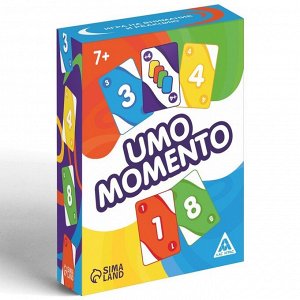 Карточная игра на реакцию и внимание «UMO momento», 108 карт, 7+