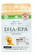 Daiso DHA+EPA Concentration Омега-3 в капсулах