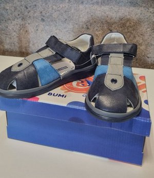 Туфли для мальчика дошкольные синие