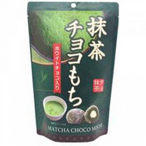 Японское пироженое моти со вкусом зеленого чая матча Mochi Matcha / Маття 130 гр