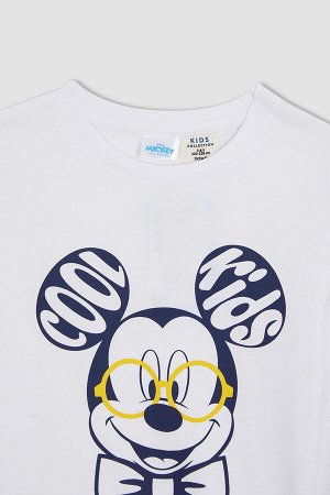 DEFACTO Хлопковый пижамный комплект с длинными рукавами Mickey &amp; Minnie для мальчиков