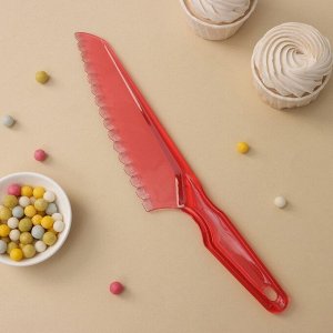 Нож для торта, 30х5 см, цвет МИКС