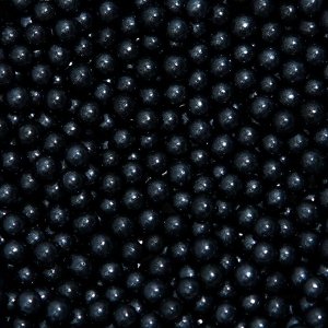 Кондитерская посыпка шарики 4 мм, чёрный, 50 г