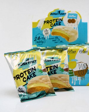 Печенье Bona Diet: Protein Cake - Pina Colada