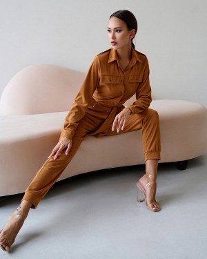 Комбинезон Bona Fide: Safari Jumpsuit "Caramel Velvet"