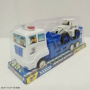 899-59 грузовик-трейлер со спец. техникой, 2 шт/п/блистером 11165