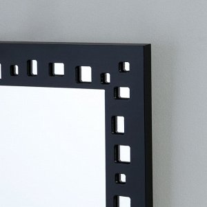 Зеркало настенное, прямоугольное, черное 33,3х63,3х1,6 см